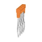 WEIDMÜLLER - Querverbinder, gesteckt, Pole:4, Raster 3.5mm, Isol., 17.5A, orange