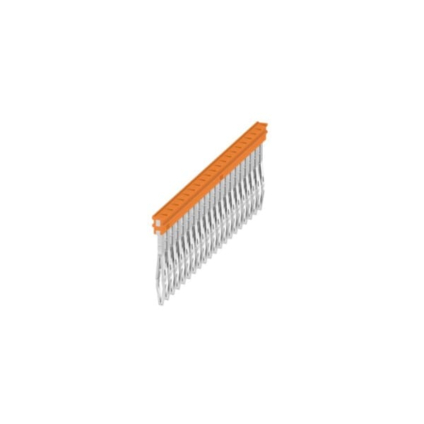 WEIDMÜLLER - Querverbinder, gesteckt, Pole:20, Raster 3.5mm, Isol., 17.5A,orange