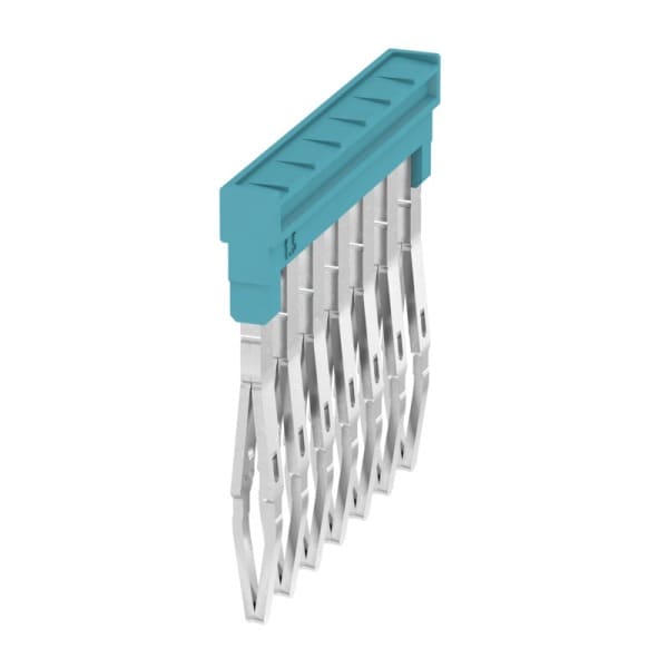 WEIDMÜLLER - Querverbinder, gesteckt, Pole:7, Raster 3.5mm, Isol., 17.5A, blau