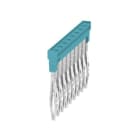 WEIDMÜLLER - Querverbinder, gesteckt, Pole:9, Raster 3.5mm, Isol., 17.5A, blau
