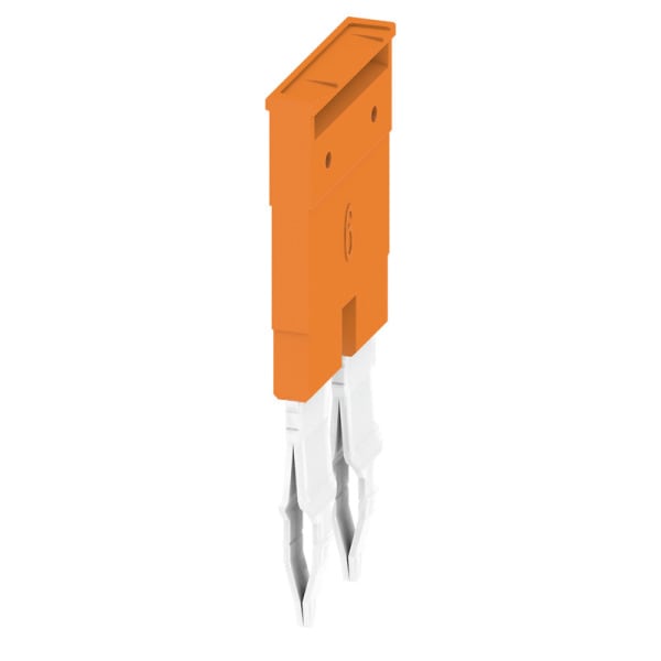 WEIDMÜLLER - Querverbinder, gesteckt, Pole:2, Raster 8mm, Isol., 41A, orange