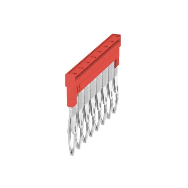 WEIDMÜLLER - Querverbinder, gesteckt, Pole:8, Raster 3.5mm, Isol., 17.5A, rot