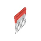 WEIDMÜLLER - Querverbinder, gesteckt, Pole:8, Raster 3.5mm, Isol., 17.5A, rot