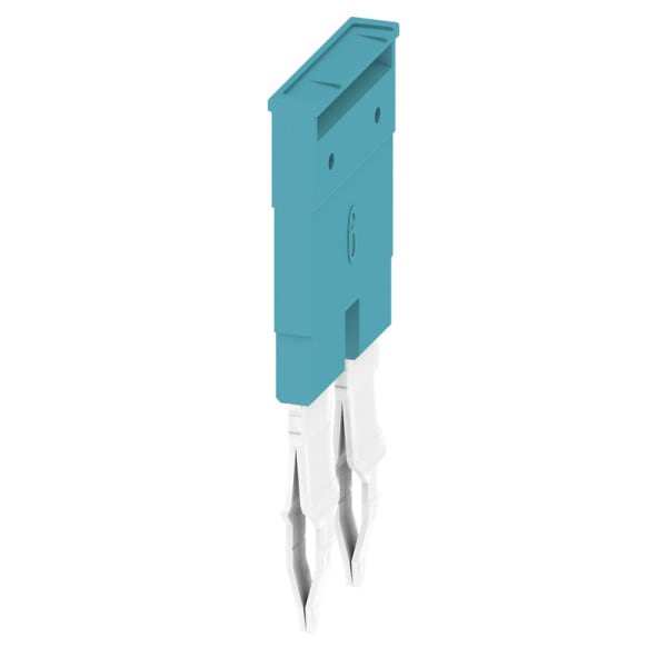 WEIDMÜLLER - Querverbinder, gesteckt, Pole:2, Raster 8mm, Isol., 41A, blau