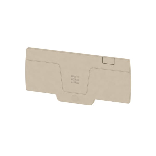 WEIDMÜLLER - Abschlussplatte (Klemmen), 84x2.4mm, dunkelbeige