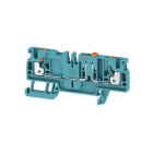 WEIDMÜLLER - Prüftrenn-Reihenklemme ADT, PUSH IN, 2.5mm², 500V, 20A, blau
