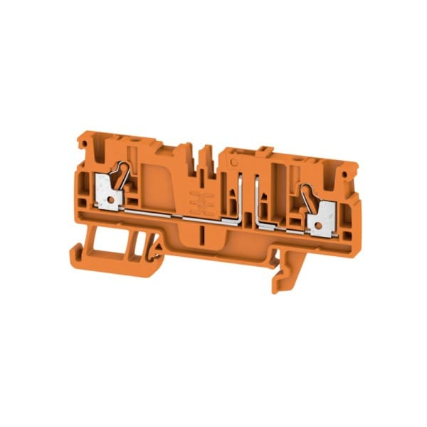 WEIDMÜLLER - Prüftrenn-Reihenklemme ADT, PUSH IN, 2.5mm², 500V, 20A, orange