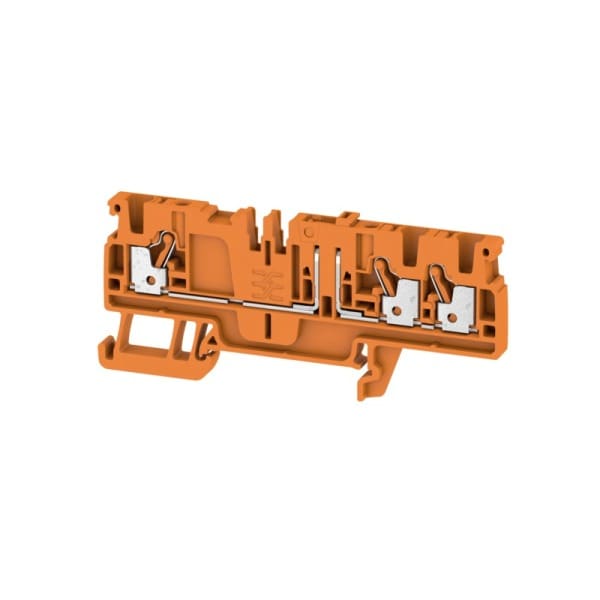 WEIDMÜLLER - Prüftrenn-Reihenklemme ADT, PUSH IN, 2.5mm², 500V, 20A, orange