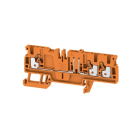 WEIDMÜLLER - Prüftrenn-Reihenklemme ADT, PUSH IN, 2.5mm², 500V, 20A, orange