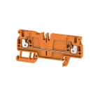 WEIDMÜLLER - Durchgangs-Reihenklemme, PUSH IN, 2.5mm², 800V, 24A, orange
