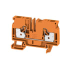 WEIDMÜLLER - Durchgangs-Reihenklemme, PUSH IN, 6mm², 800V, 41A, orange
