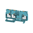 WEIDMÜLLER - Durchgangs-Reihenklemme, PUSH IN, 6mm², 800V, 41A, blau