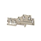 WEIDMÜLLER - Initiator-, Aktor-Reihenklemme, PUSH IN, 1.5mm², 250V, 13.5A, dunkelbeige