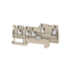 WEIDMÜLLER - Initiator-, Aktor-Reihenklemme, PUSH IN, 1.5mm², 250V, 13.5A, dunkelbeige