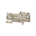 WEIDMÜLLER - Initiator-, Aktor-Reihenklemme, PUSH IN, 1.5mm², 250V, 13.5A, dunkelbeige
