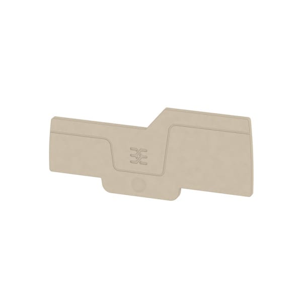WEIDMÜLLER - Abschlussplatte (Klemmen), 78x2.1mm, dunkelbeige
