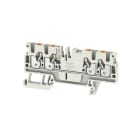 WEIDMÜLLER - Durchgangs-Reihenklemme, PUSH IN, 2.5mm², 800V, 24A, lichtgrau
