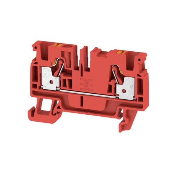 WEIDMÜLLER - Durchgangs-Reihenklemme, PUSH IN, 4mm², 800V, 32A, rot