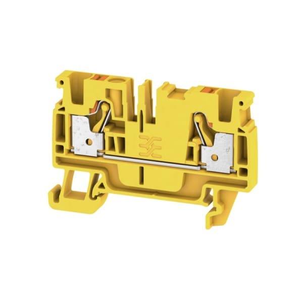 WEIDMÜLLER - Durchgangs-Reihenklemme, PUSH IN, 4mm², 800V, 32A, gelb