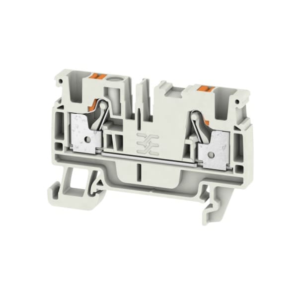 WEIDMÜLLER - Durchgangs-Reihenklemme, PUSH IN, 4mm², 800V, 32A, lichtgrau