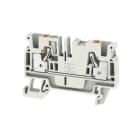 WEIDMÜLLER - Durchgangs-Reihenklemme, PUSH IN, 4mm², 800V, 32A, lichtgrau