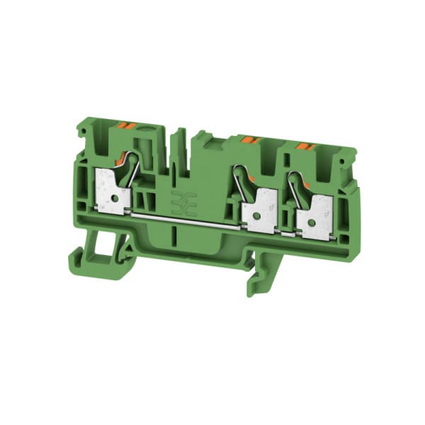 WEIDMÜLLER - Durchgangs-Reihenklemme, PUSH IN, 4mm², 800V, 32A, grün