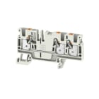 WEIDMÜLLER - Durchgangs-Reihenklemme, PUSH IN, 4mm², 800V, 32A, lichtgrau