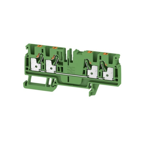 WEIDMÜLLER - Durchgangs-Reihenklemme, PUSH IN, 4mm², 800V, 32A, grün