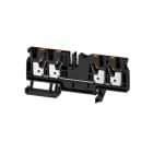 WEIDMÜLLER - Durchgangs-Reihenklemme, PUSH IN, 4mm², 800V, 32A, schwarz