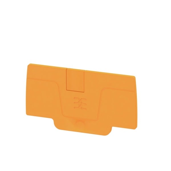 WEIDMÜLLER - Abschlussplatte (Klemmen), 58x2.1mm, orange