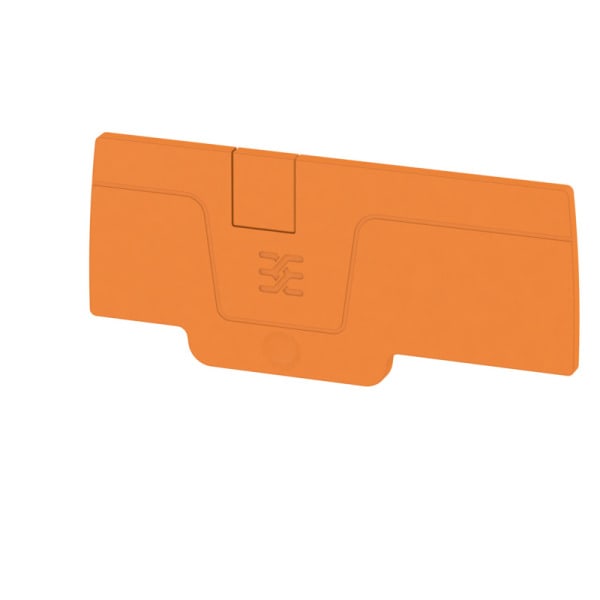 WEIDMÜLLER - Abschlussplatte (Klemmen), 71.9x2.1mm, orange