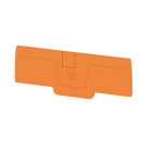 WEIDMÜLLER - Abschlussplatte (Klemmen), 85.8x2.1mm, orange