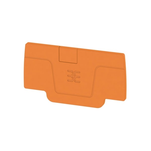 WEIDMÜLLER - Abschlussplatte (Klemmen), 52.75x2.1mm, orange