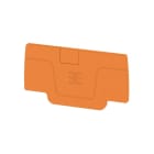 WEIDMÜLLER - Abschlussplatte (Klemmen), 52.75x2.1mm, orange