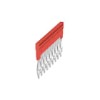 WEIDMÜLLER - Querverbinder, gesteckt, Pole:9, Raster 6.1mm, Isol., 32A, rot