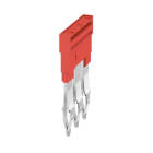WEIDMÜLLER - Querverbinder, gesteckt, Pole:3, Raster 6.1mm, 32A, rot