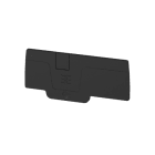 WEIDMÜLLER - Abschlussplatte (Klemmen), 71.9x2.1mm, schwarz