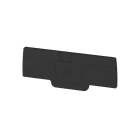 WEIDMÜLLER - Abschlussplatte (Klemmen), 75.55x2.1mm, schwarz