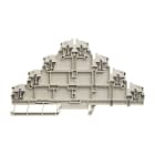 WEIDMÜLLER - Mehrstock-Reihenklemme, Zugfederanschluss, 2.5mm², 250V, 20A dunkelbeige