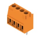 WEIDMÜLLER - Leiterplattenklemme, 3.50mm, Polzahl:4, Abgang: 90°, Zugbügelanschluss