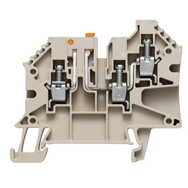 WEIDMÜLLER - Prüftrenn-Reihenklemme WTR, Schraub, 4mm², 500V, 27A, dbg