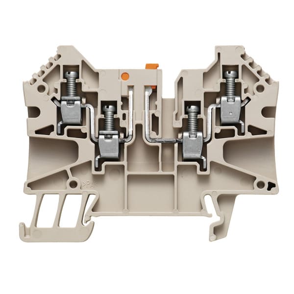WEIDMÜLLER - Prüftrenn-Reihenklemme WTR, Schraub, 4mm², 500V, 27A, dbg