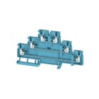 WEIDMÜLLER - Mehrstock-Reihenklemme, PUSH IN, 2.5mm², 800V, 22A, blau