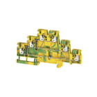 WEIDMÜLLER - Mehrstock-Reihenklemme, PUSH IN, 2.5mm², grün/gelb