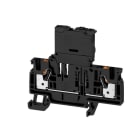 WEIDMÜLLER - Sicherungs-Reihenklemme, PUSH IN, 4mm², 250V, 6.3A, schwarz