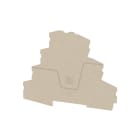 WEIDMÜLLER - Abschlussplatte (Klemmen), 87.8x1.5mm, dunkelbeige