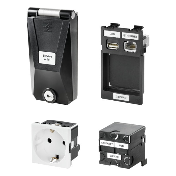 WEIDMÜLLER - Gehäuse, IP65, in geschlossenem Zustand, 2x Data, 1x Power, Ungeschirmt