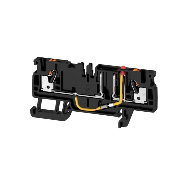 WEIDMÜLLER - Sicherungs-Reihenklemme, mit LED, PUSH IN, 2.5mm², 24V, 10A, schwarz