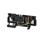 WEIDMÜLLER - Sicherungs-Reihenklemme, mit LED, PUSH IN, 2.5mm², 24V, 10A, schwarz