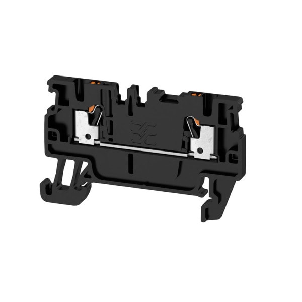 WEIDMÜLLER - Durchgangs-Reihenklemme, PUSH IN, 1.5mm², 500V, 17.5A, schwarz